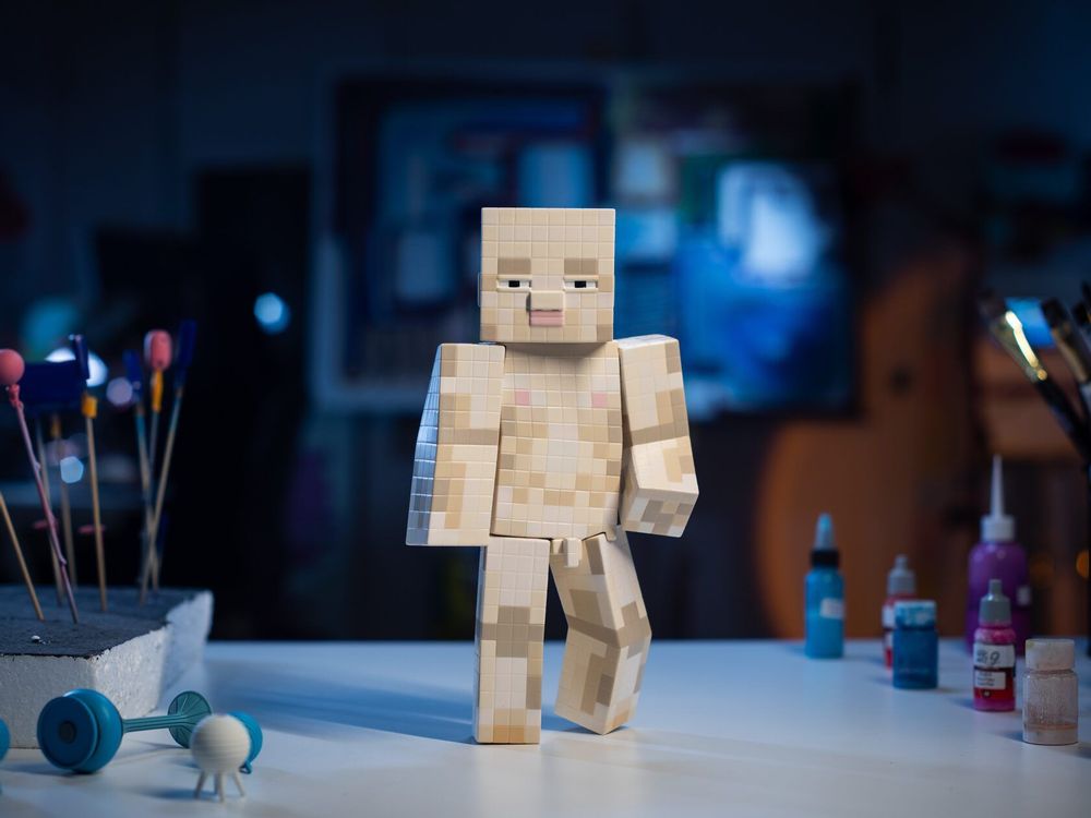 Sculptures, statuettes et miniatures - Sculpture — Cube Dude - YOOMOOTA