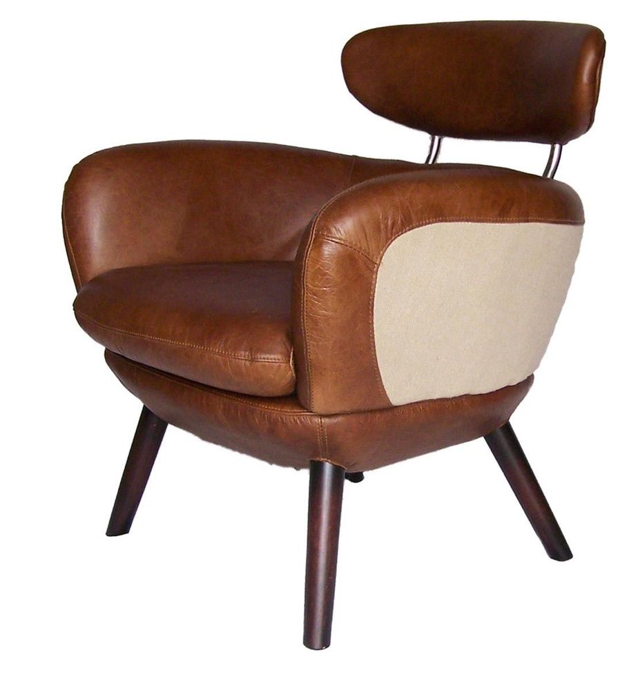 Armchairs - Scandi L'Élégant Armchair – Chic Leather and Jute Design - JP2B DECORATION
