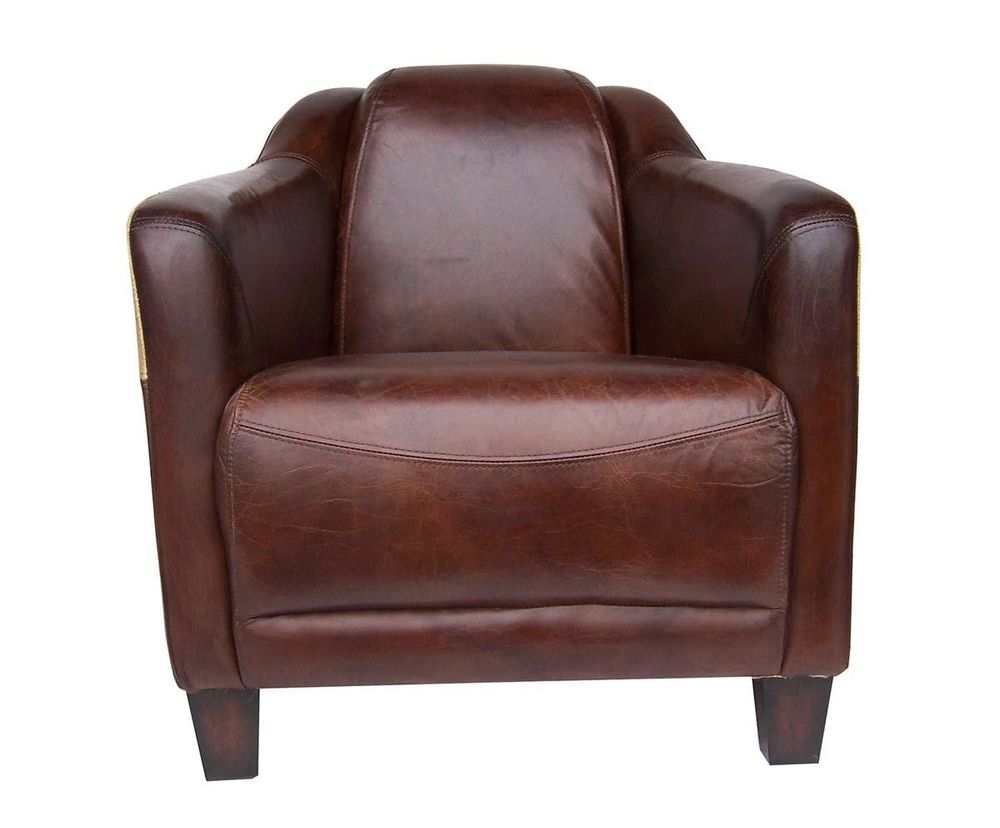Fauteuils - Fauteuil Pockette en cuir et toile de jute - Style chic et authentique - JP2B DECORATION