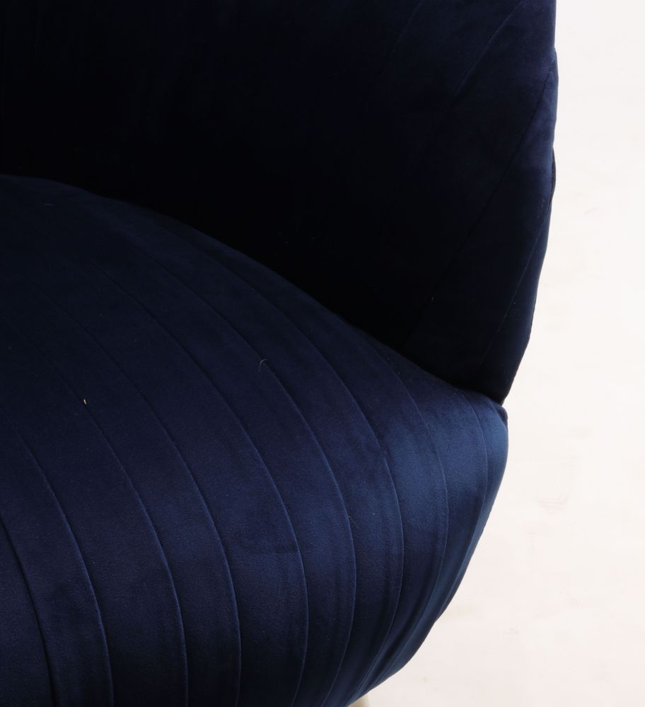 Fauteuils - Fauteuil Palace en Velours Bleu – Confort et Style - JP2B DECORATION