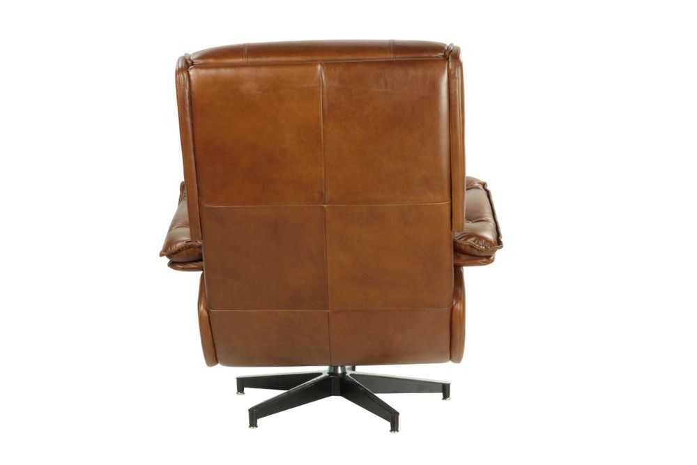 Armchairs - Sessel Armchair Havana leather, soft seating, classic design - JP2B DECORATION