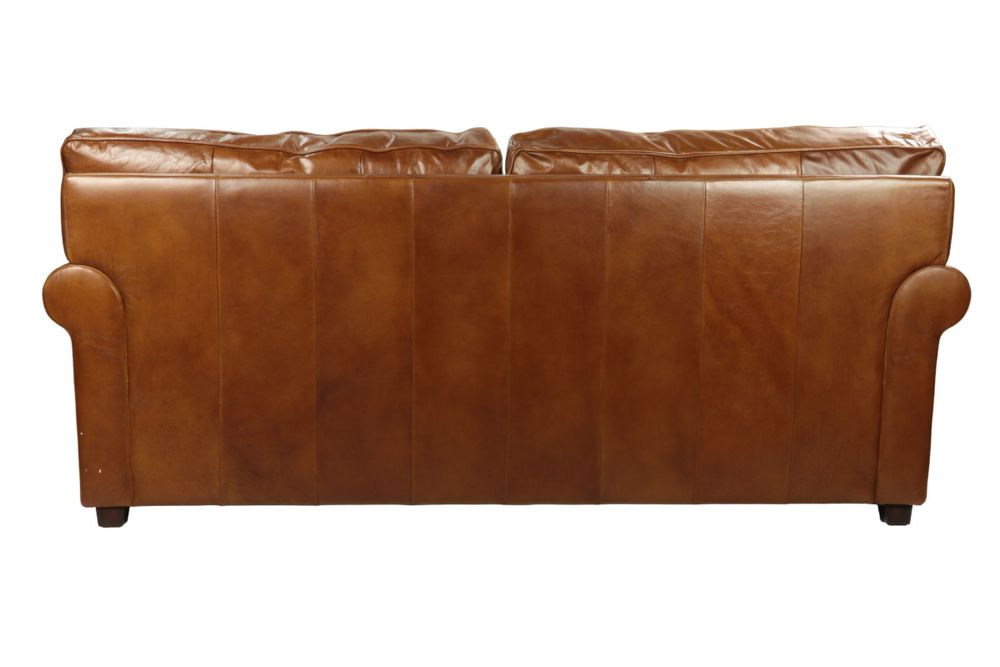 Armchairs - Oregon Sofa Bed in Havana leather, convertible and elegant - JP2B DECORATION