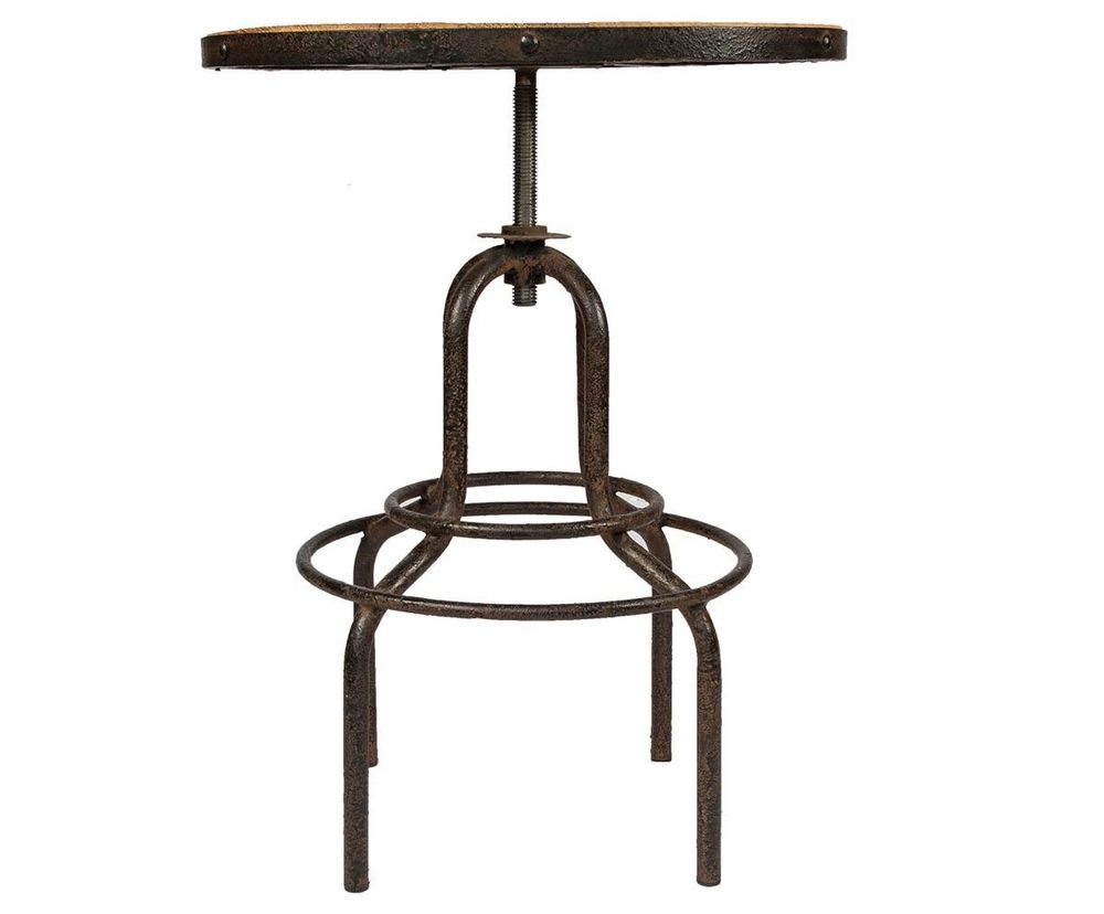 Dining Tables - High table in wood and metal, industrial and robust design - JP2B DECORATION