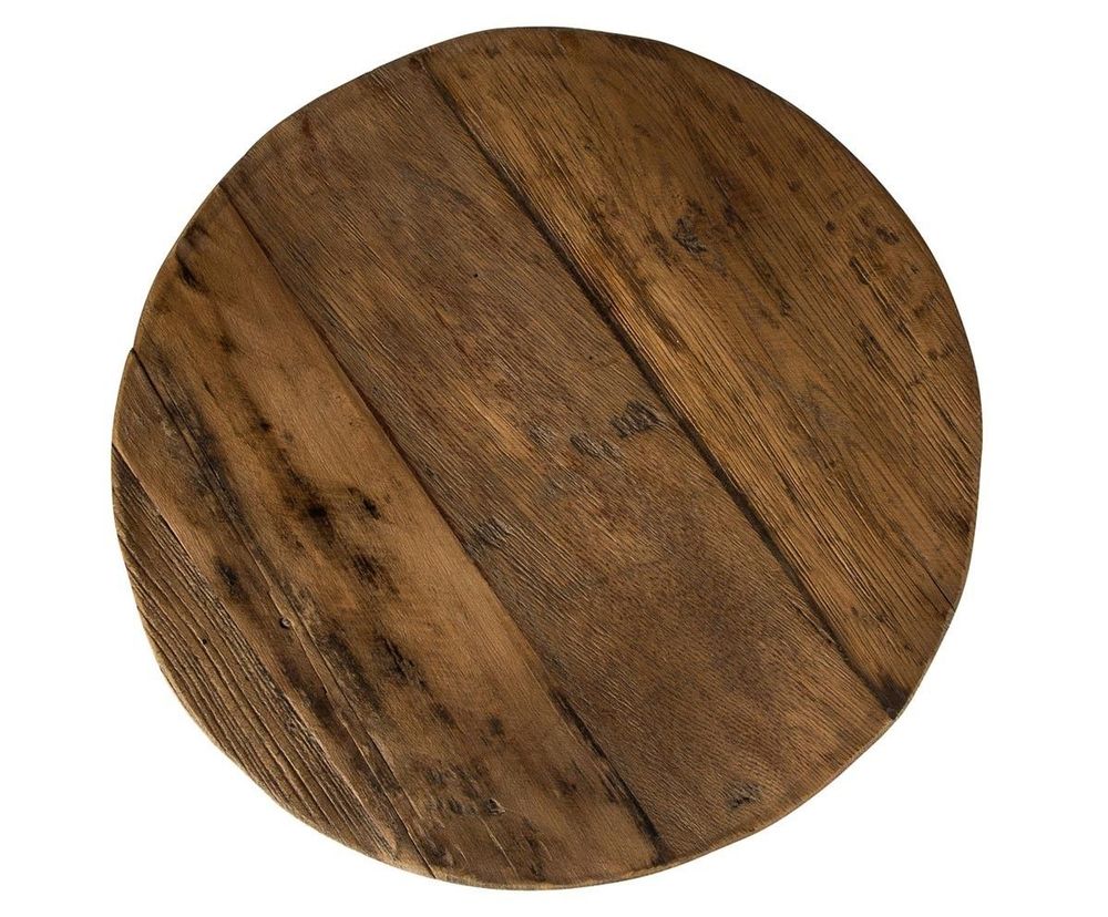 Tabourets - Tabouret de bar en bois et métal, assise réglable, design industriel - JP2B DECORATION