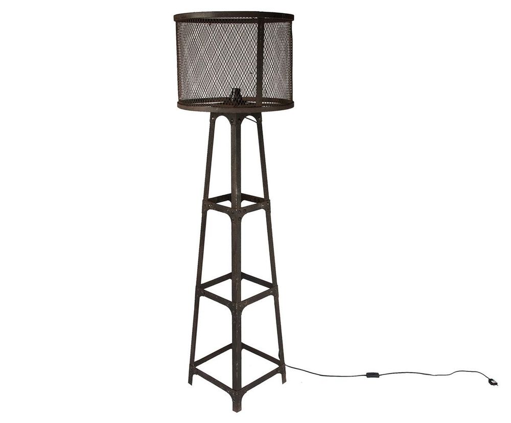 Ceiling lights - Large industrial lamp in recycled wood, authentic design, 161 cm - JP2B DECORATION
