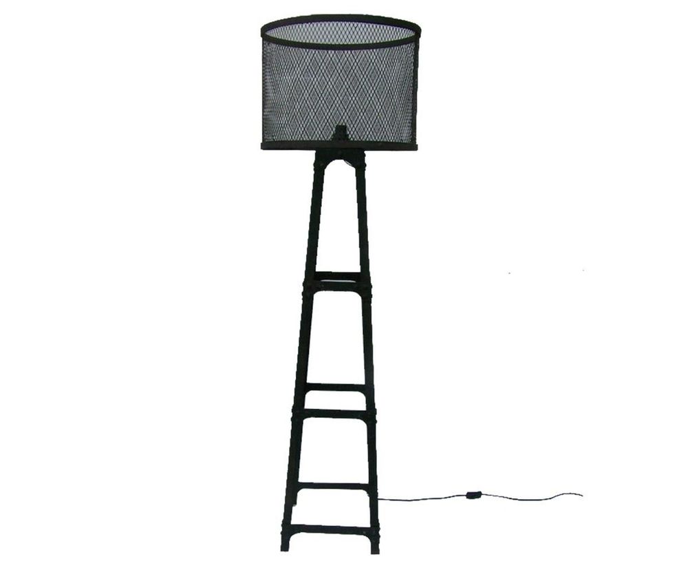 Ceiling lights - Large industrial lamp in recycled wood, authentic design, 161 cm - JP2B DECORATION