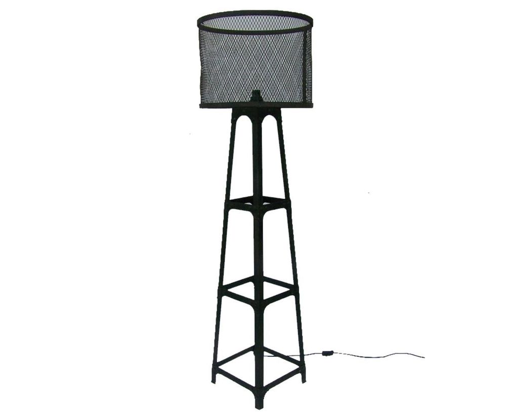 Ceiling lights - Large industrial lamp in recycled wood, authentic design, 161 cm - JP2B DECORATION