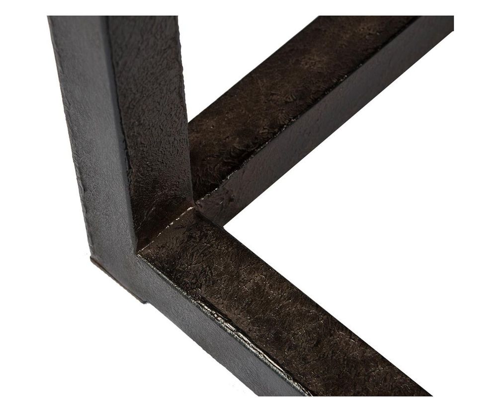 Other tables - Side table, wood and metal, rustic and industrial design - JP2B DECORATION