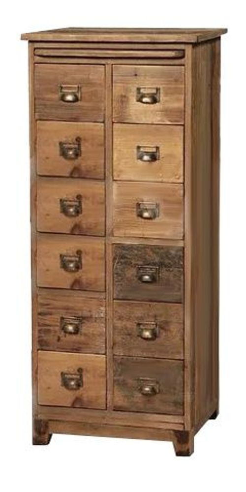 Commodes - Chiffonnier en bois recyclé, design vintage et rustique - JP2B DECORATION
