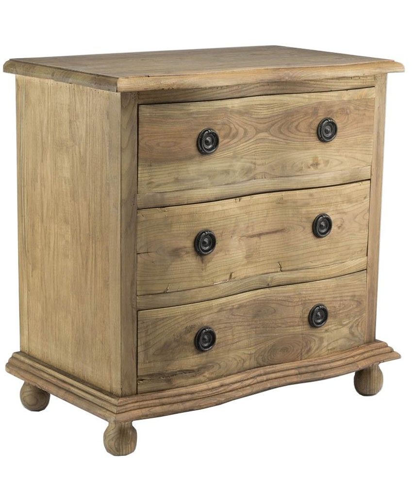 Chests of drawers - Chest of drawers in recycled wood, 76 cm, vintage industrial style - JP2B DECORATION