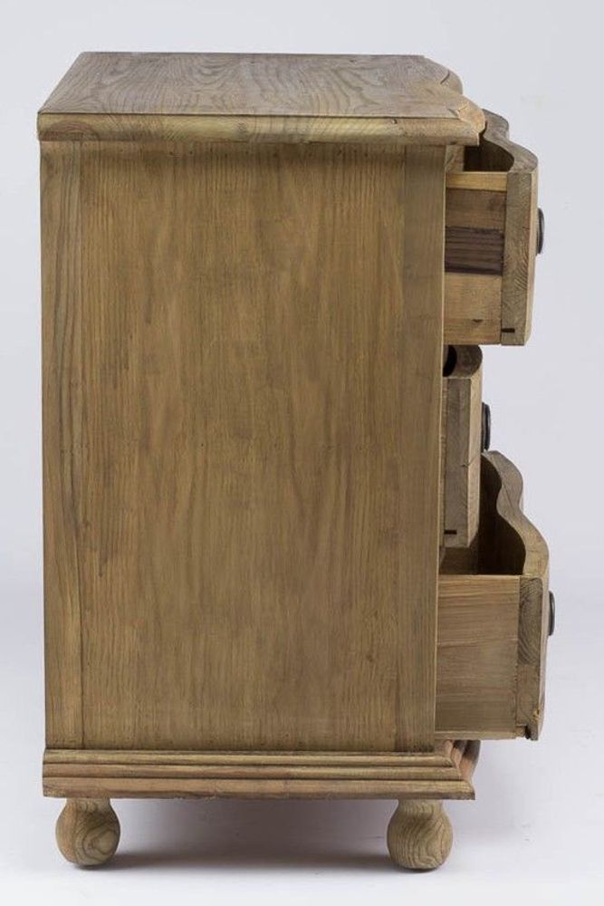 Chests of drawers - Chest of drawers in recycled wood, 76 cm, vintage industrial style - JP2B DECORATION