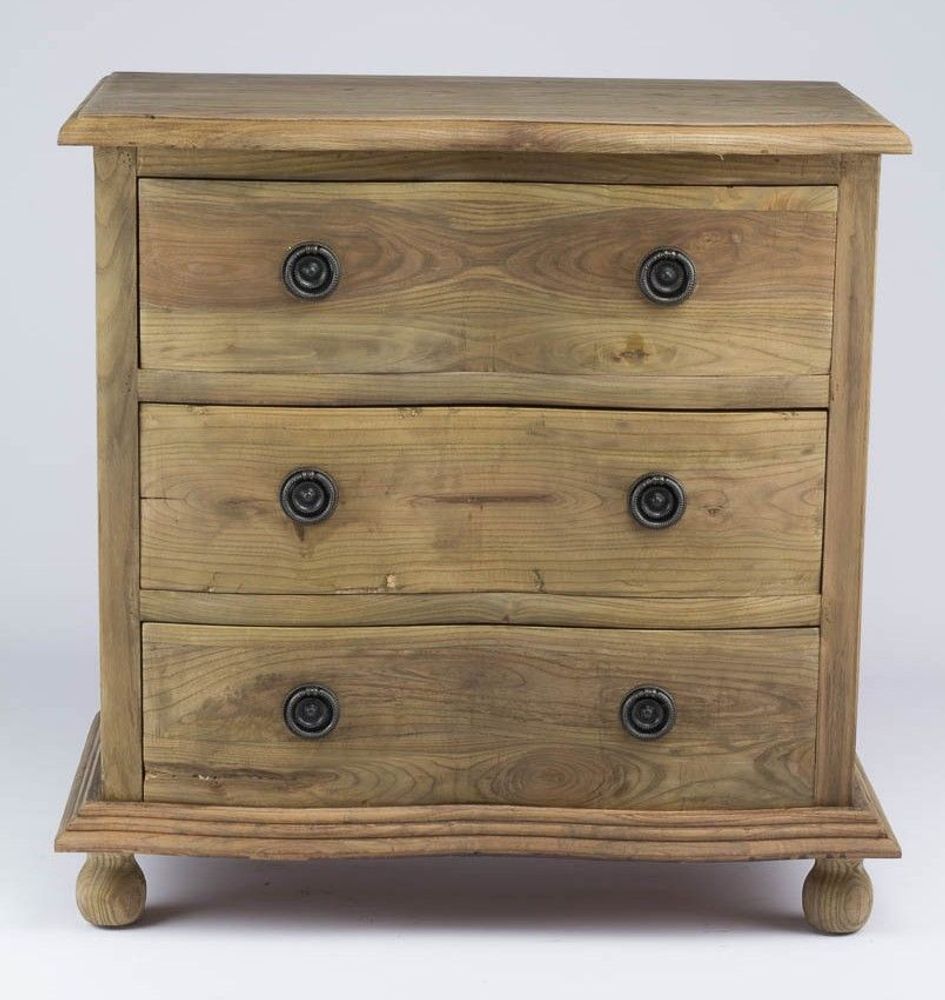Chests of drawers - Chest of drawers in recycled wood, 76 cm, vintage industrial style - JP2B DECORATION