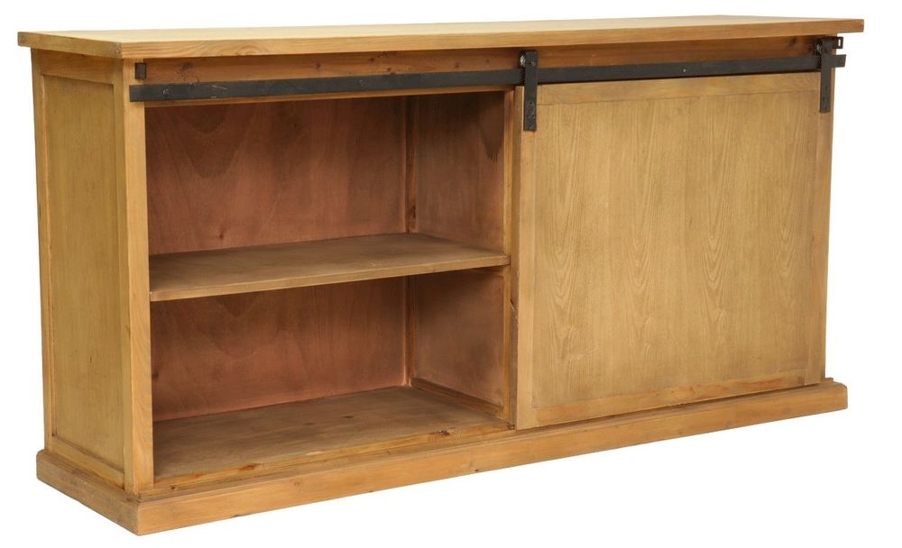 Buffets - Enfilade Atelier en bois recyclé, 180 cm, style industriel vintage - JP2B DECORATION