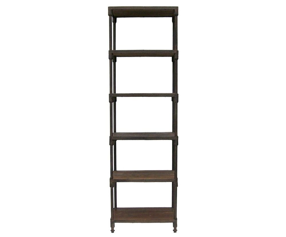Etagères - Étagère industrielle, 6 étagères, bois et métal, 214 cm - JP2B DECORATION