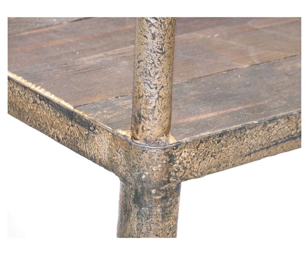 Etagères - Étagère industrielle, 6 étagères, bois et métal, 214 cm - JP2B DECORATION