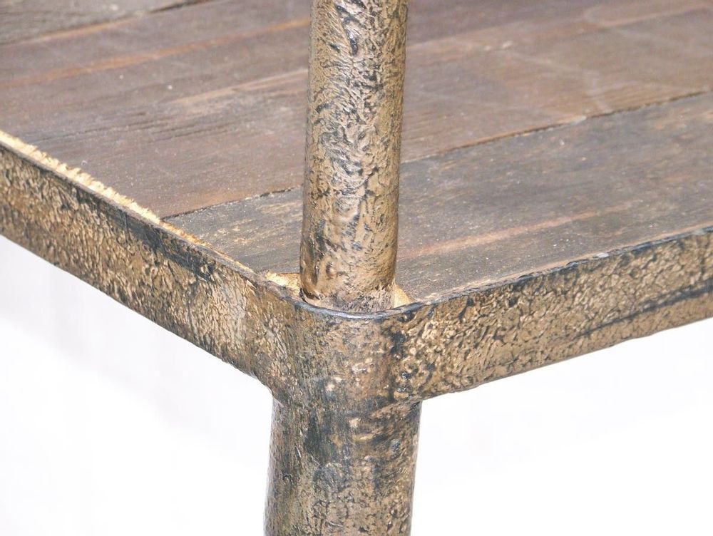 Etagères - Étagère industrielle, 6 étagères, bois et métal, 214 cm - JP2B DECORATION