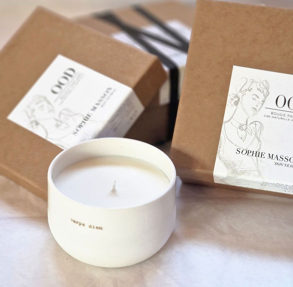 Bougies - BOUGIE JUGG - SOPHIE MASSON PORCELAINE