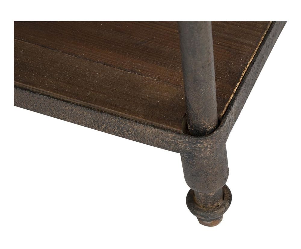 Etagères - Étagère industrielle, 6 étagères, bois et métal, 214 cm - JP2B DECORATION