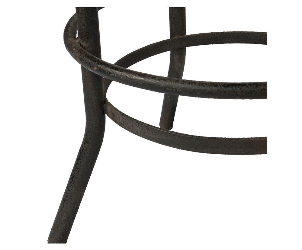 Stools - Bar stool III, wood and metal, adjustable seat, industrial design - JP2B DECORATION