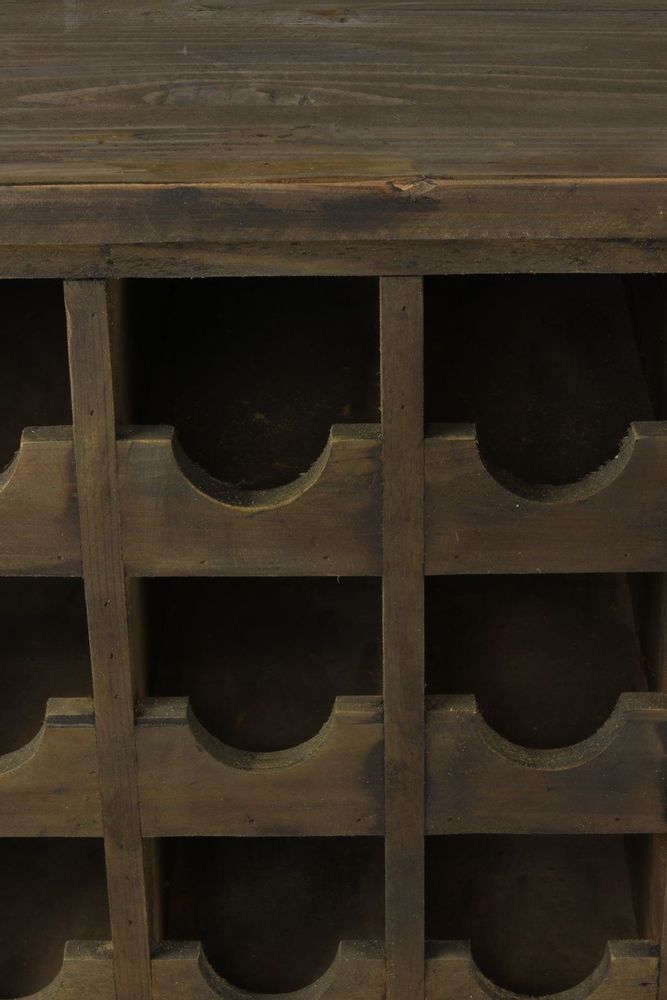 Sideboards - Vintage industrial buffet base in recycled wood, 110 cm, 9 drawers - JP2B DECORATION