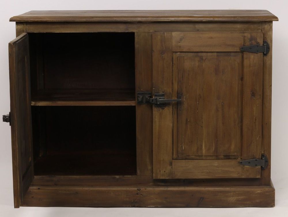 Buffets - Bas de buffet Le Glacier en bois recyclé, 2 portes, style vintage - JP2B DECORATION