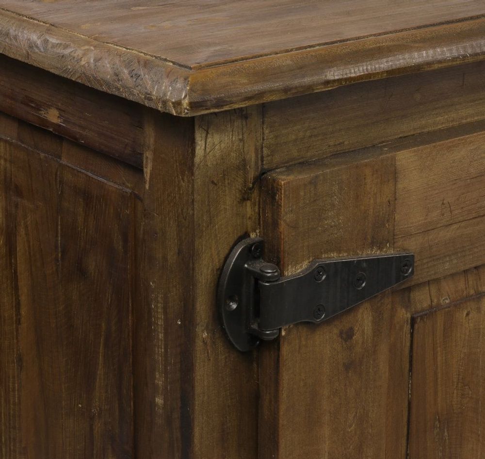 Buffets - Bas de buffet Le Glacier en bois recyclé, 2 portes, style vintage - JP2B DECORATION