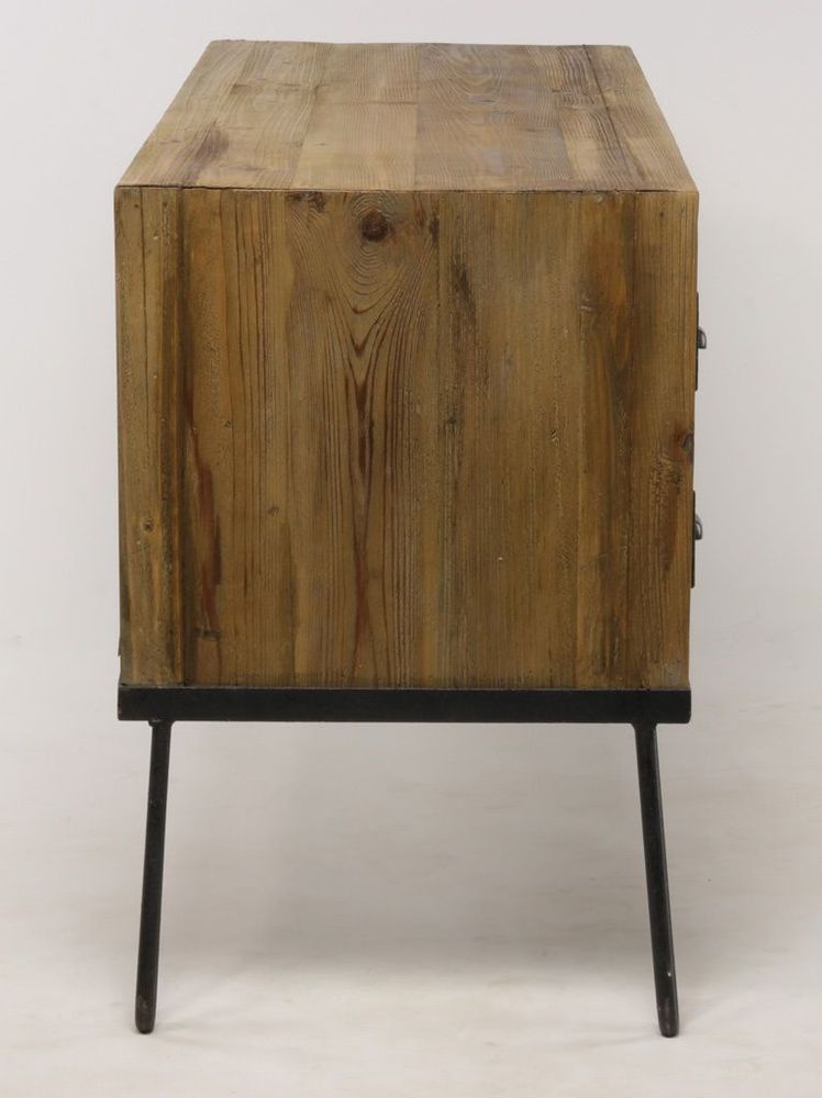 Chests of drawers - Factory chest iron and wood, 12 drawers industrial style - JP2B DECORATION