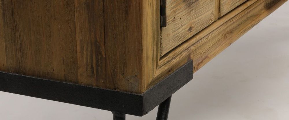 Chests of drawers - Factory chest iron and wood, 12 drawers industrial style - JP2B DECORATION