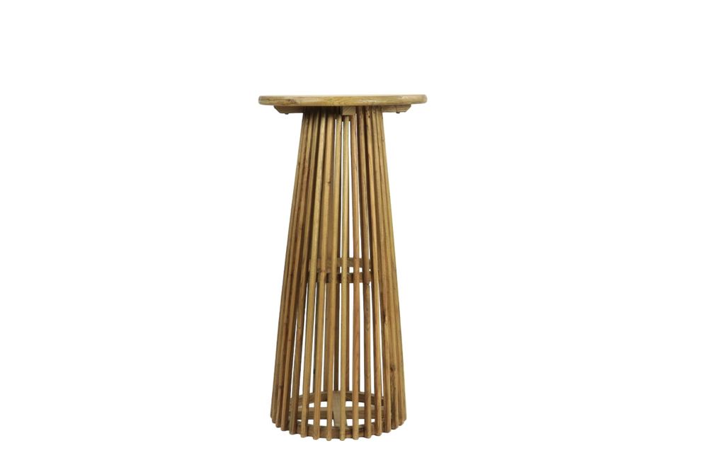 Tables Salle à Manger - Table haute en bois de pin, style rustique, 90 cm - JP2B DECORATION