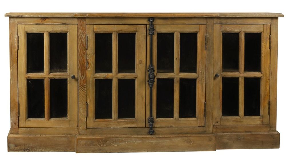 Sideboards - Ruston cabinet recycled wood, vintage design with large storage - JP2B DECORATION