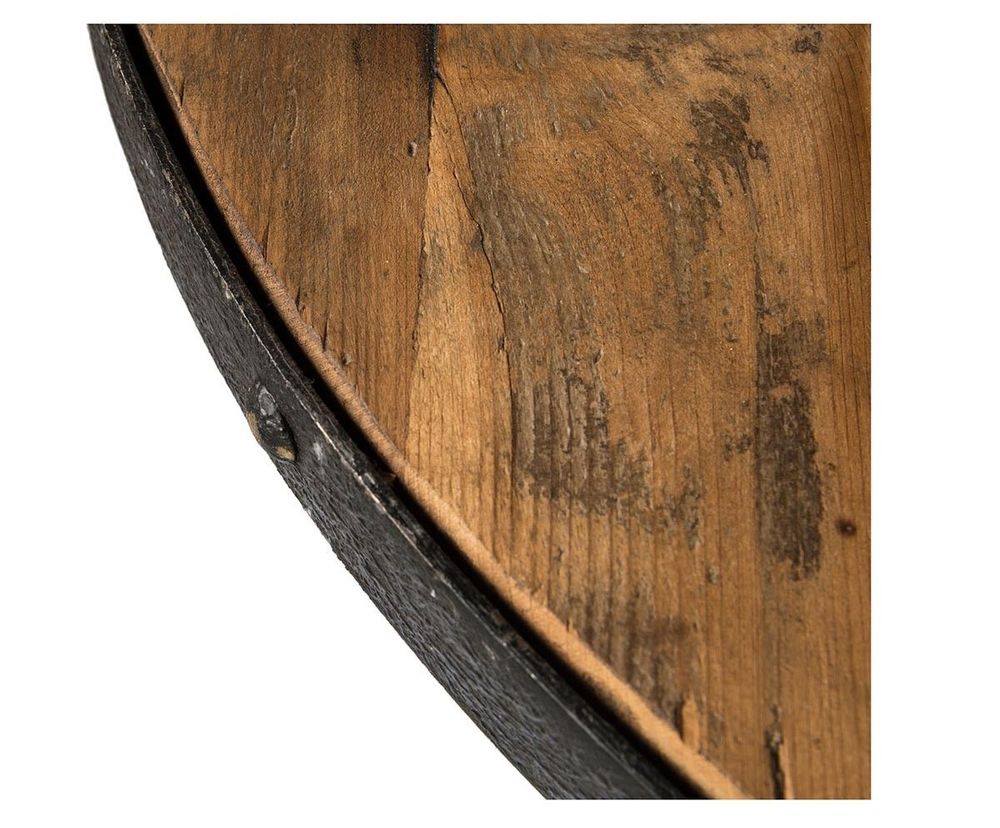 Dining Tables - High bar table, wood and metal, adjustable top, industrial design - JP2B DECORATION