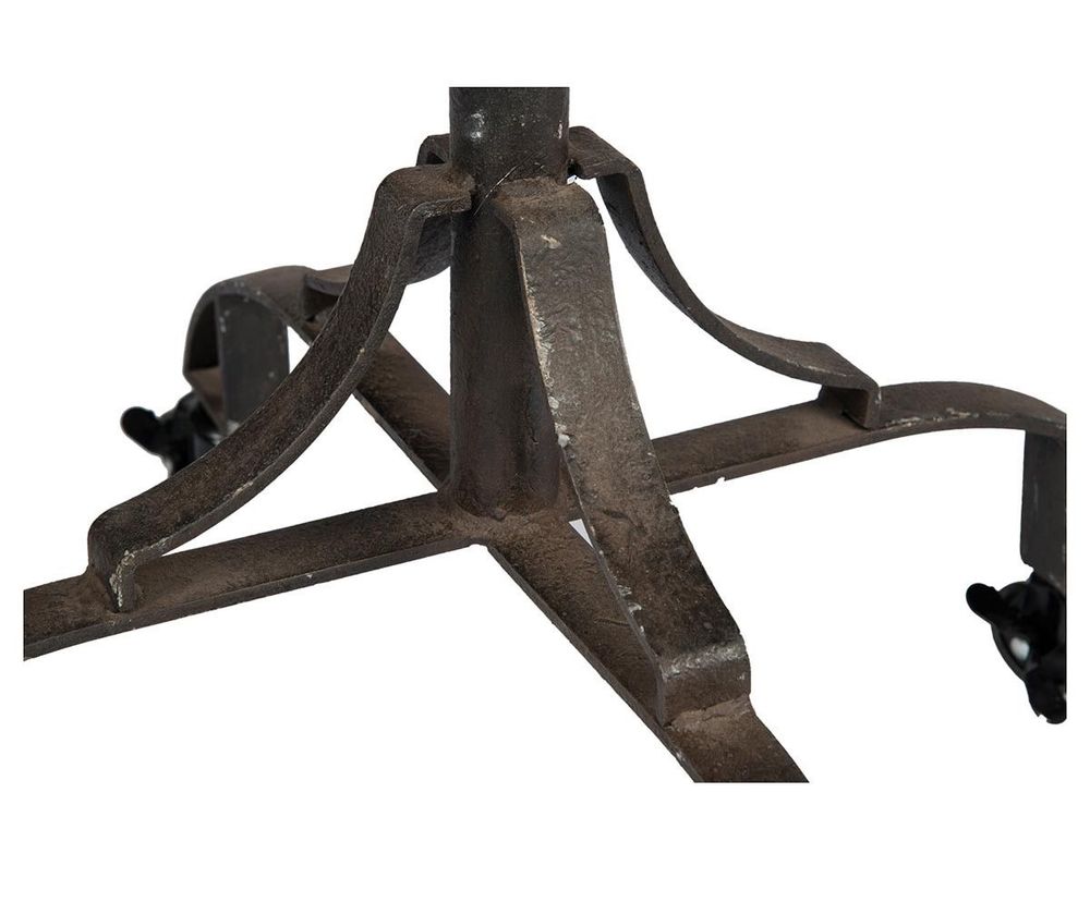 Other tables - Tea Stand, wood and metal, vintage industrial design - JP2B DECORATION