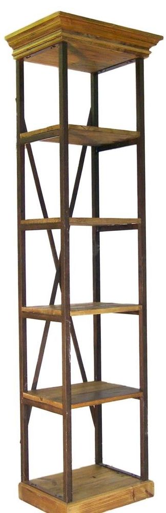 Etagères - Petite étagère industrielle, bois et métal, 229 cm - JP2B DECORATION