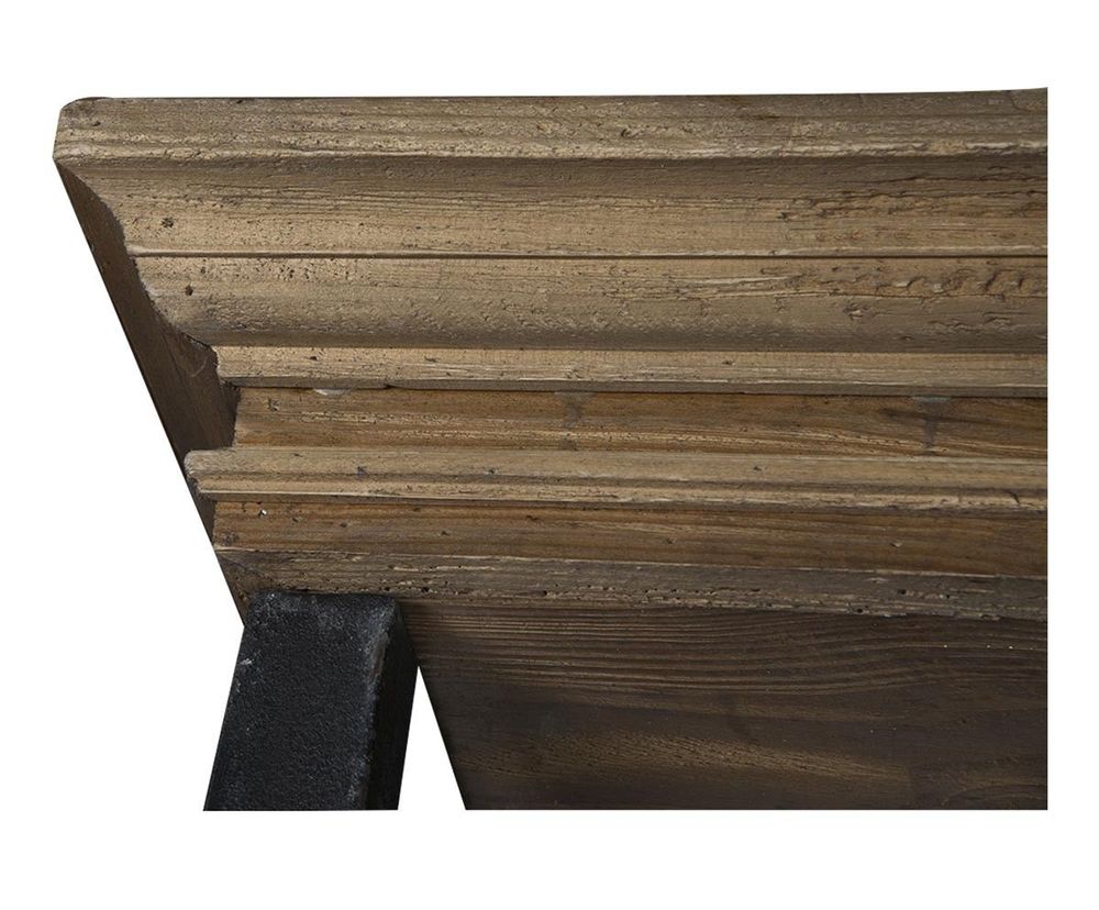 Shelves - Medium industrial shelf, wood and metal, 220 cm - JP2B DECORATION