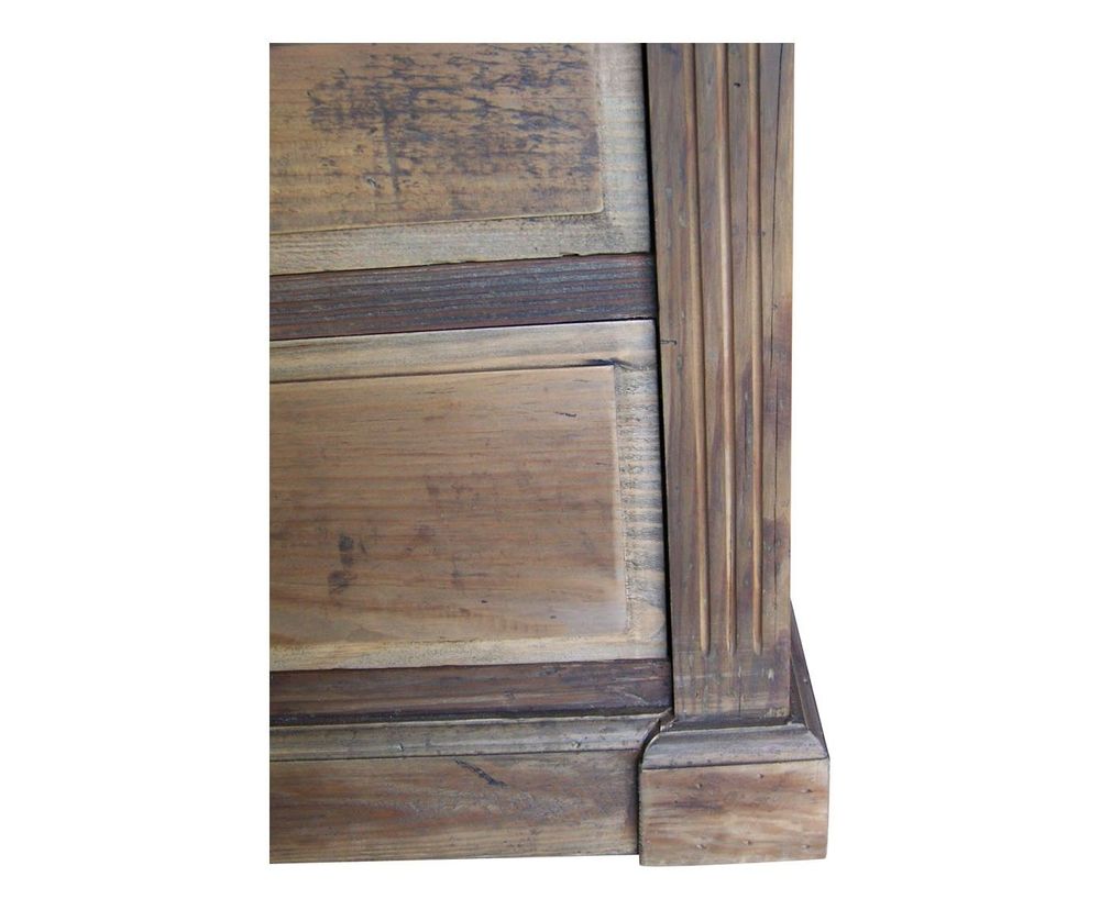 Sideboards - Recycled wood sideboard, 4 drawers, rustic design - JP2B DECORATION