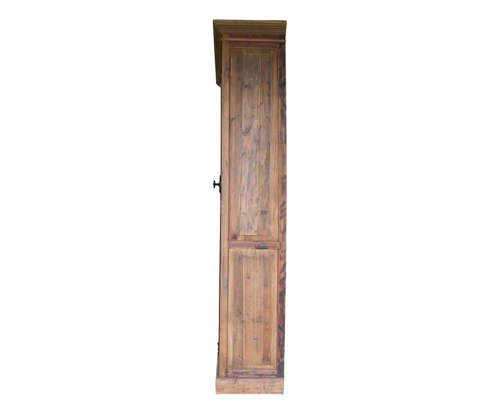 Armoires - Armoire vitrée en bois recyclé, petit carreau, design authentique - JP2B DECORATION