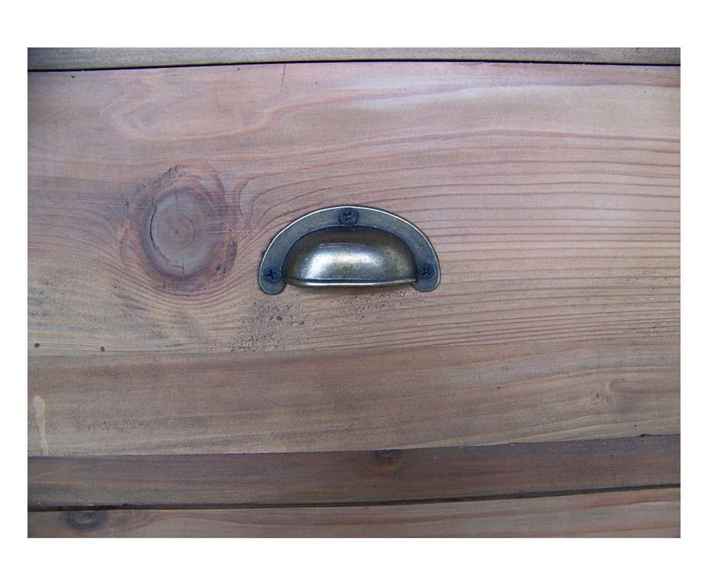 Buffets - Bas de buffet vitré en bois recyclé, 3 tiroirs, 4 portes, design rustique - JP2B DECORATION