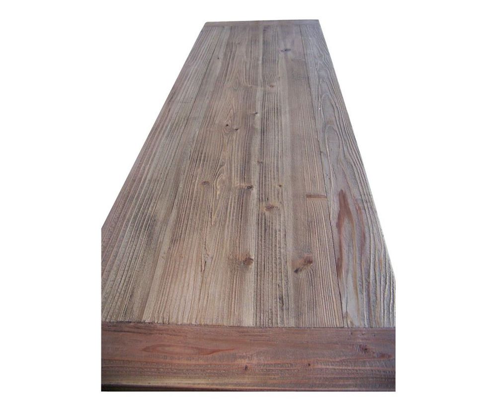 Buffets - Bas de buffet vitré en bois recyclé, 3 tiroirs, 4 portes, design rustique - JP2B DECORATION