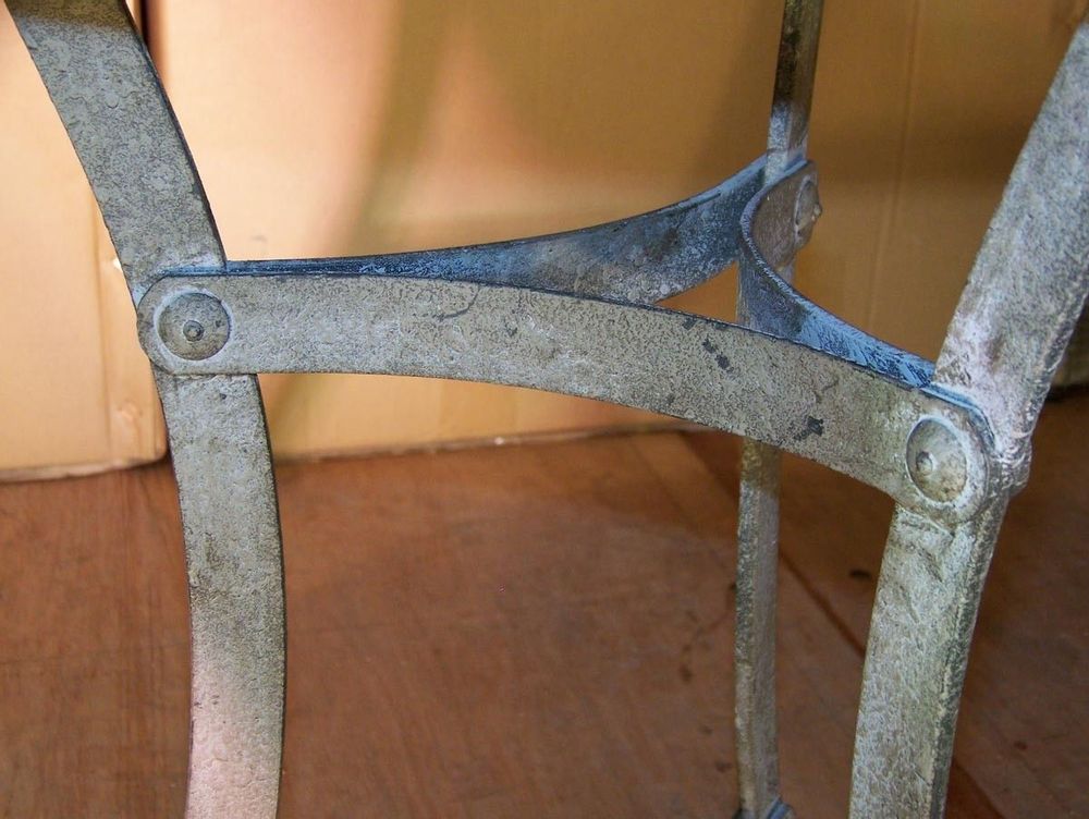 Dining Tables - Industrial side table in iron and recycled wood, rustic design, 65 cm - JP2B DECORATION