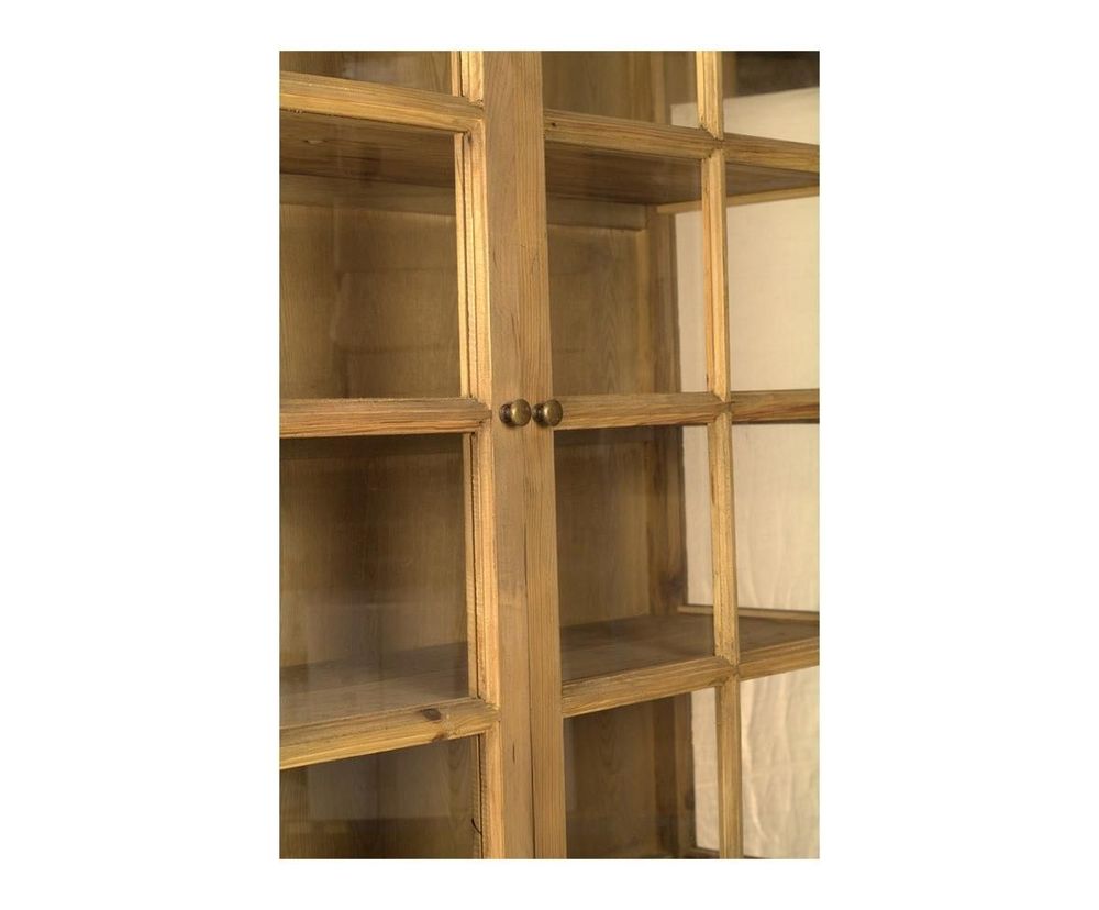 Bookshelves - Recycled wood two-part buffet, rustic design, 4 doors - JP2B DECORATION
