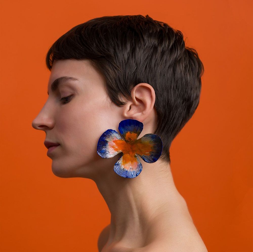Bijoux - Boucles d'oreilles Blume E1 - DORA HARALAMBAKI