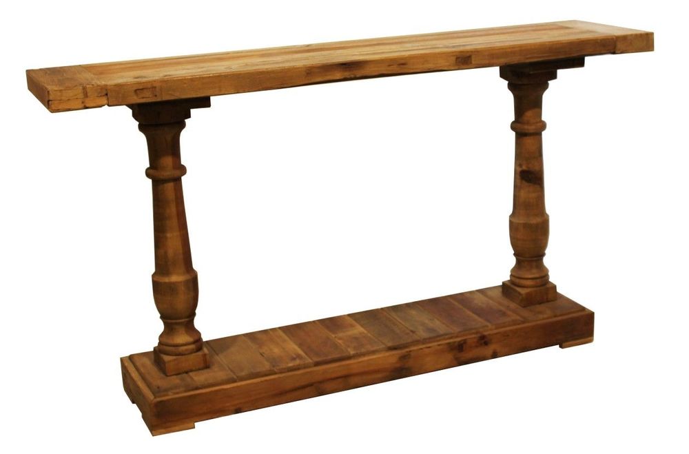 Consoles - Console en bois recyclé, design rustique et naturel - JP2B DECORATION