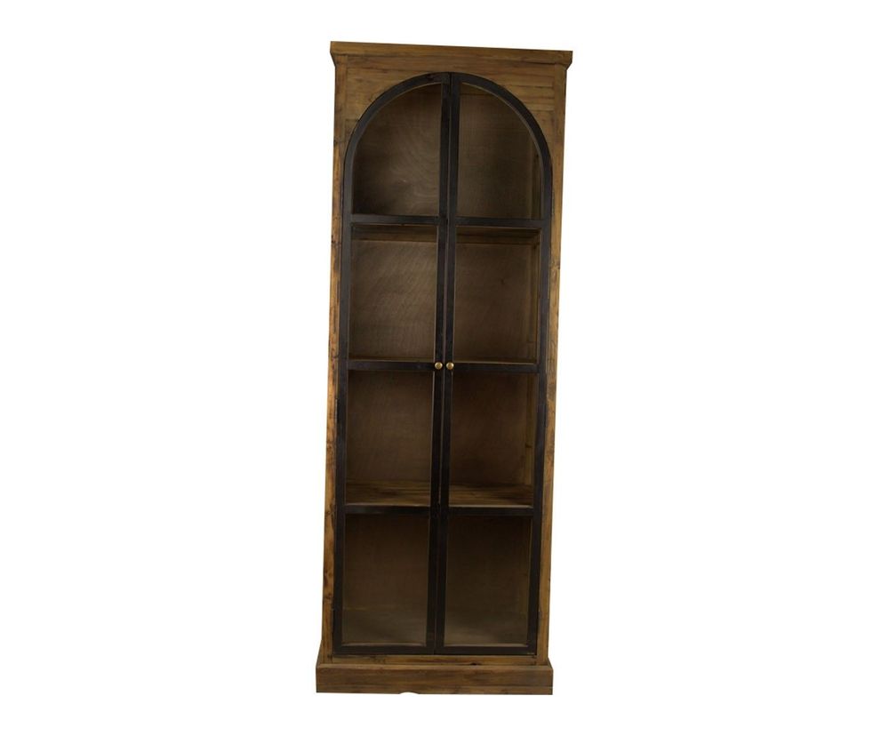 Buffets - Armoire industrielle en bois recyclé, 2 portes, design robuste et authentique - JP2B DECORATION