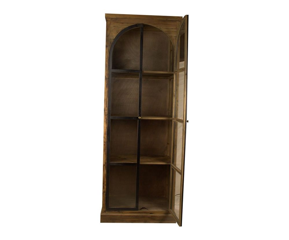 Buffets - Armoire industrielle en bois recyclé, 2 portes, design robuste et authentique - JP2B DECORATION
