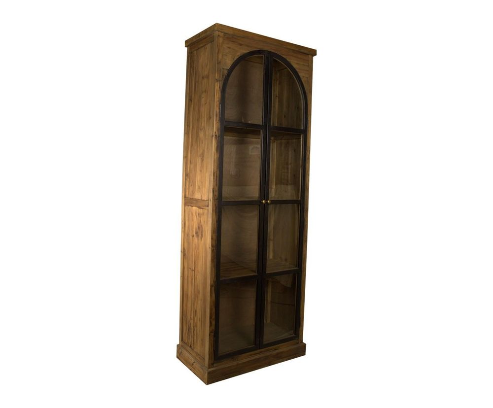 Buffets - Armoire industrielle en bois recyclé, 2 portes, design robuste et authentique - JP2B DECORATION