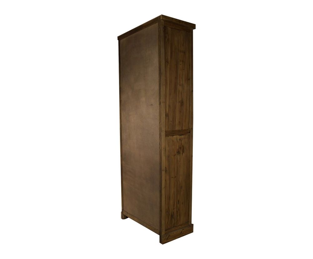 Buffets - Armoire industrielle en bois recyclé, 2 portes, design robuste et authentique - JP2B DECORATION