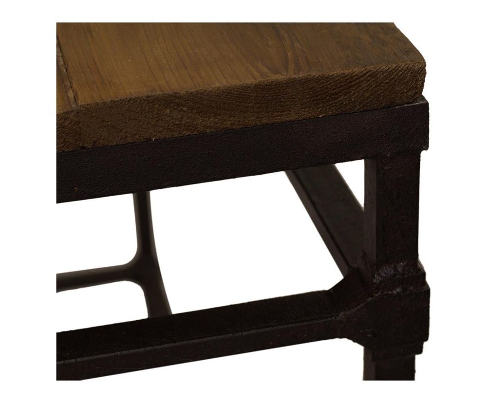 Dining Tables - High table in wood and metal, industrial and robust design - JP2B DECORATION
