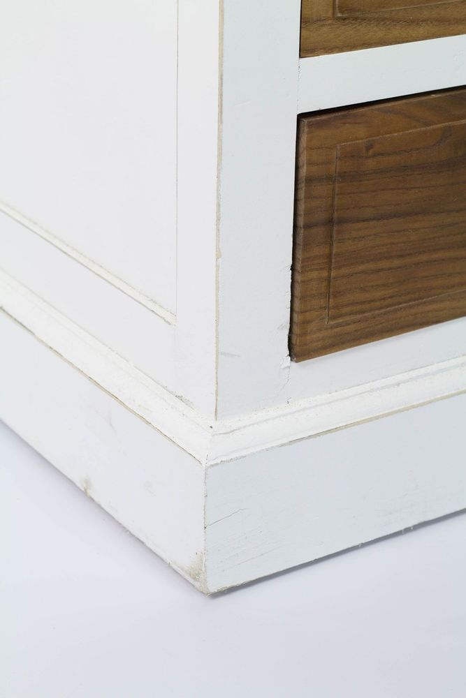 Buffets - Armoire en orme, 4 tiroirs, design naturel et authentique - JP2B DECORATION