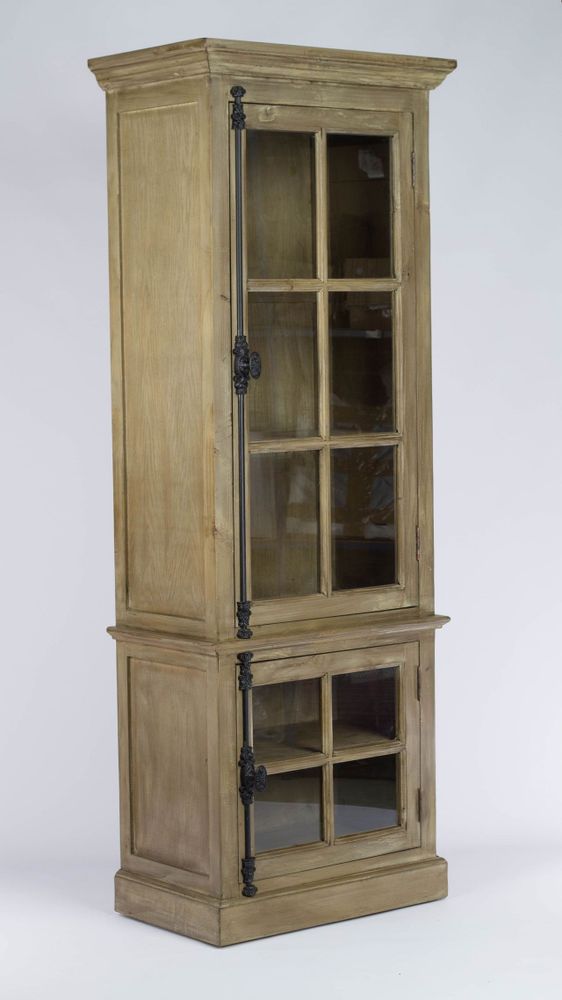 Wardrobe - One-door wardrobe in recycled wood, natural and sturdy design - JP2B DECORATION
