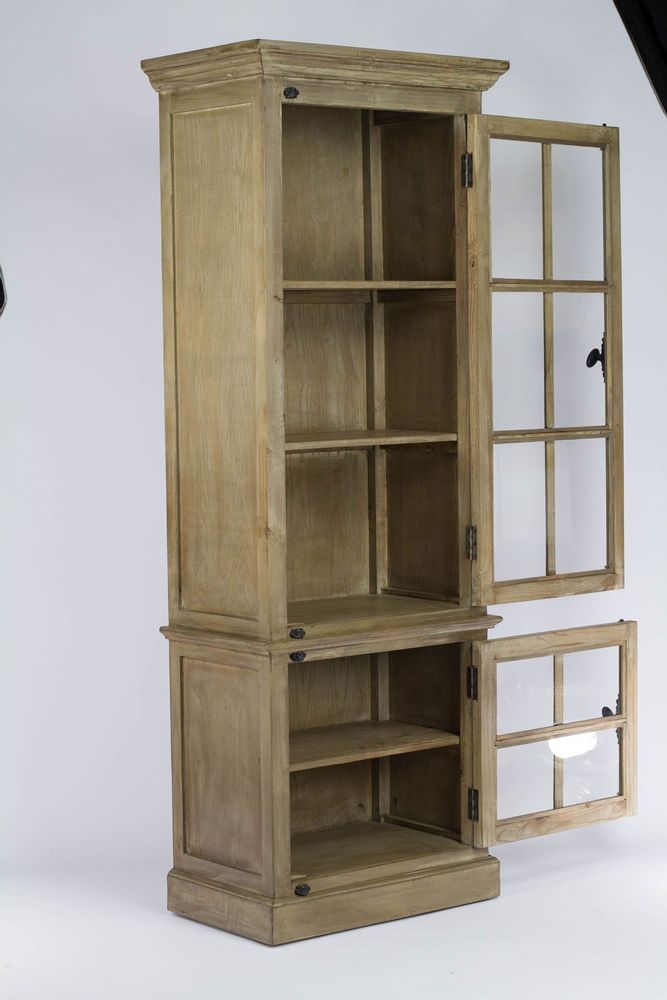 Wardrobe - One-door wardrobe in recycled wood, natural and sturdy design - JP2B DECORATION